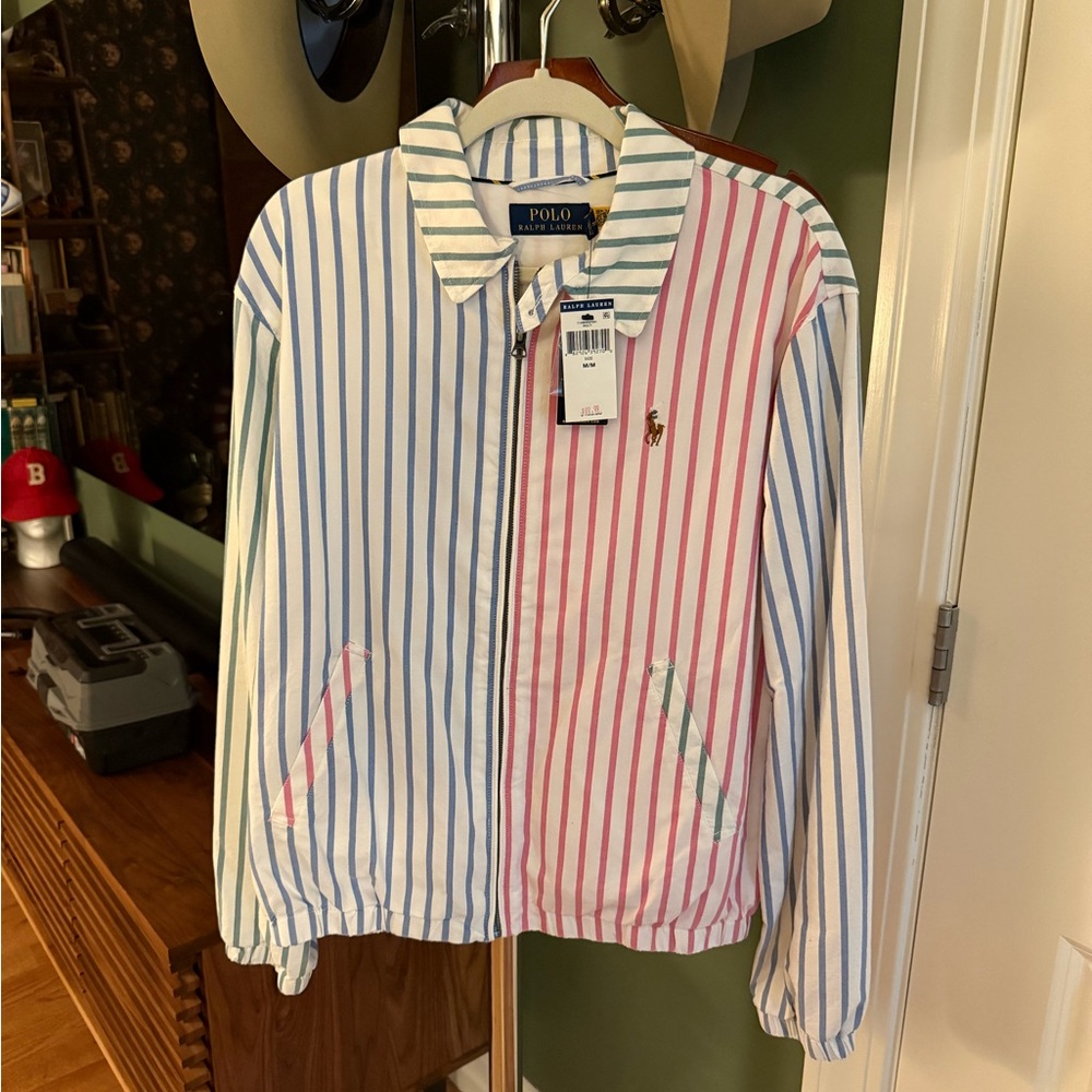 Polo Multi Colored Striped Jacket
